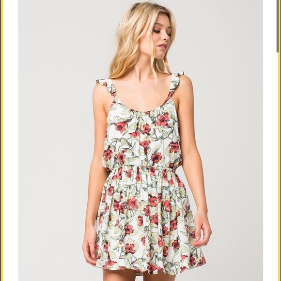 Free People Dear You Mini Dress in Neutral Combo/Ivory - Picture 5 of 16